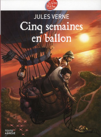 CINQ SEMAINES EN BALLON - TEXTE ABREGE - VERNE/FLEURY - HACHETTE