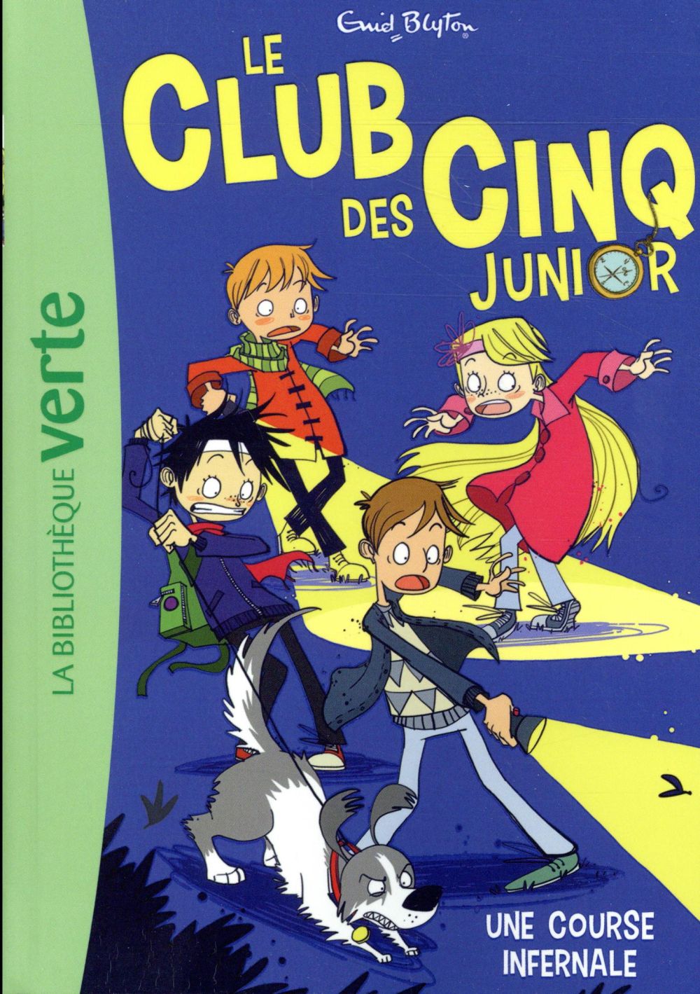 LE CLUB DES CINQ JUNIOR - T04 - LE CLUB DES CINQ JUNIOR 04 - UNE COURSE INFERNALE - BLYTON ENID - HACHETTE