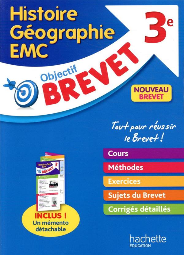 OBJECTIF BREVET - HISTOIRE-GEOGRAPHIE-EDUCA TION CIVIQUE - BONNET LAURENT - HACHETTE