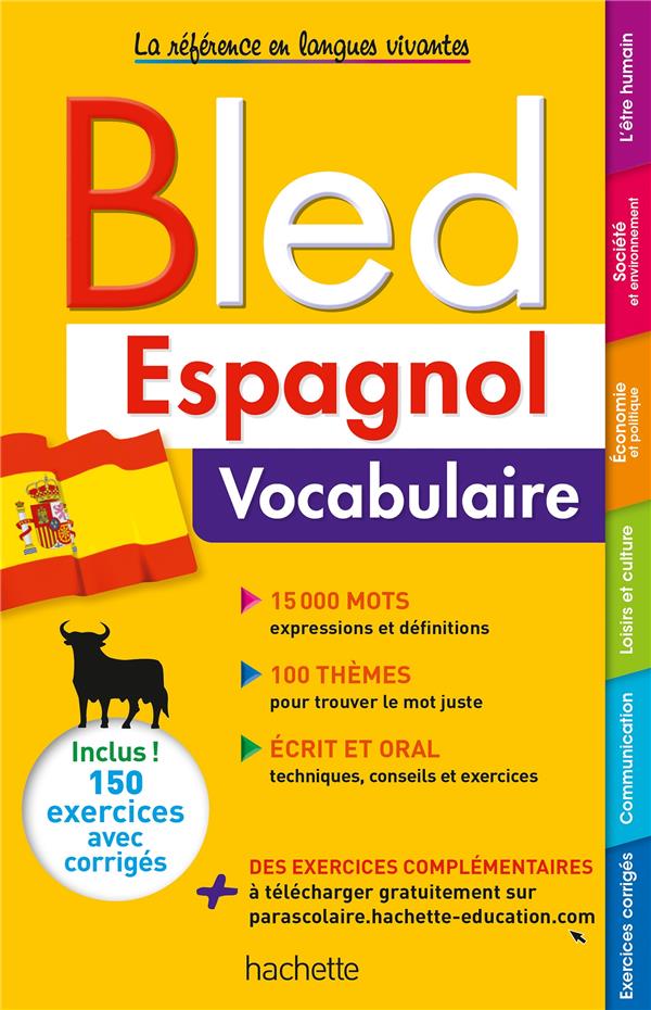 BLED ESPAGNOL VOCABULAIRE - CLEREN MONTAUFRAY - HACHETTE