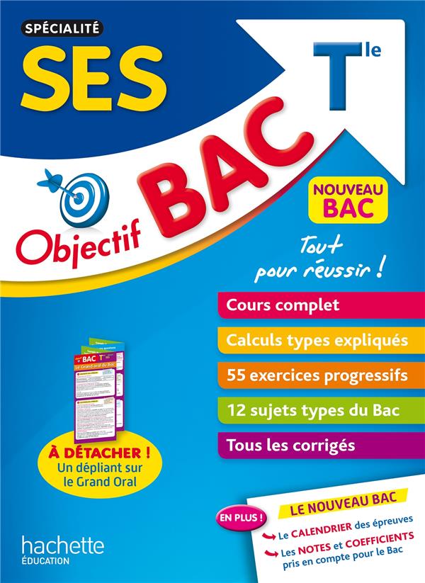 OBJECTIF BAC - SPECIALITE SCIENCES ECO-SOCI ALES TERM - NAVARRO MARION - HACHETTE