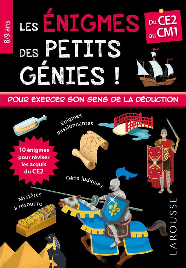 LES ENIGMES DES PETITS GENIES CE2 - VIARDS/BLAIN - LAROUSSE