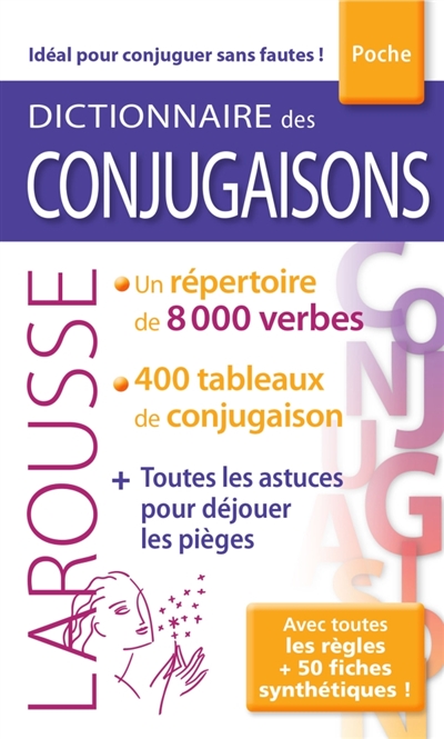 DICTIONNAIRE LAROUSSE DES CONJUGAISONS POCH E - COLLECTIF - LAROUSSE