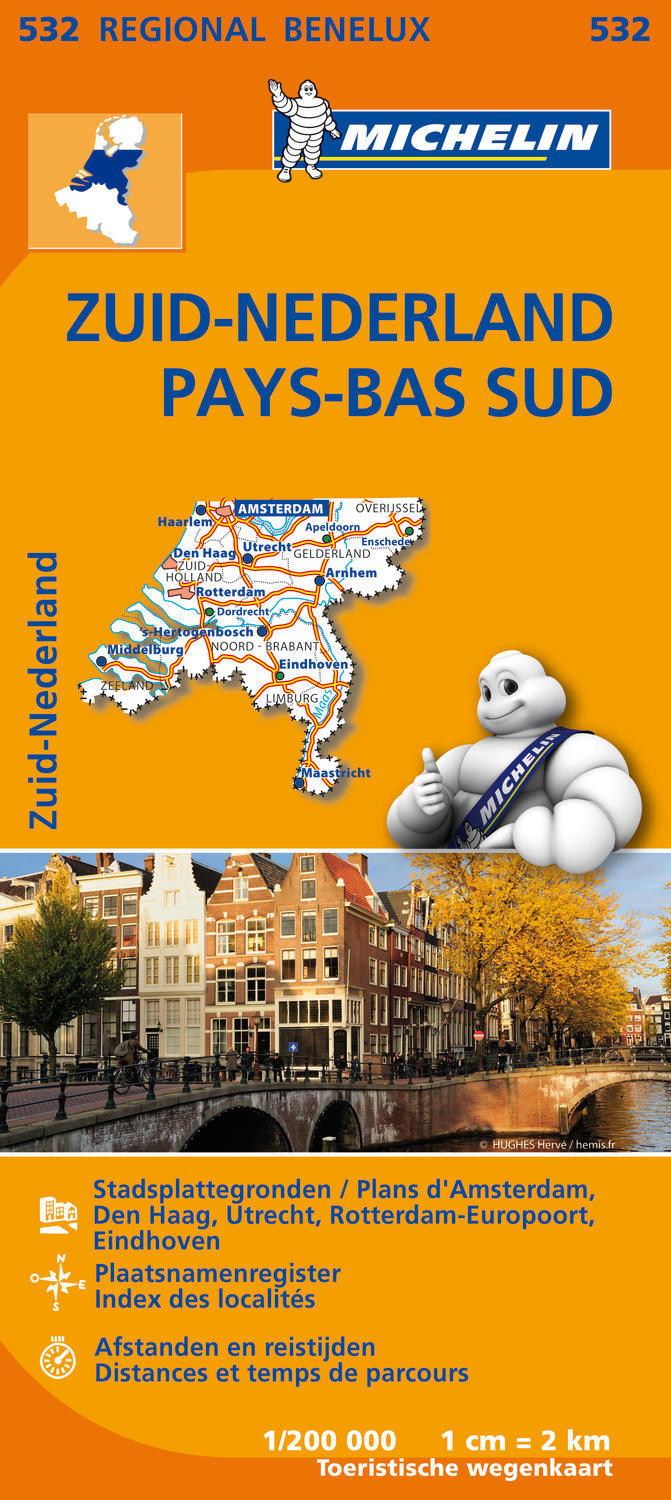 CARTE REGIONALE EUROPE - CARTE REGIONALE ZUID-NEDERLAND / PAYS-BAS SUD - XXX - MICHELIN