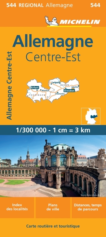 CARTE REGIONALE EUROPE - CARTE REGIONALE ALLEMAGNE CENTRE-EST - XXX - MICHELIN