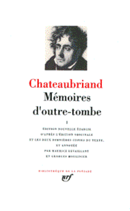 MEMOIRES D-OUTRE-TOMBE - VOL01 - CHATEAUBRIAND F-R. - GALLIMARD