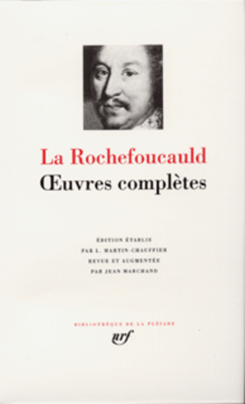 OEUVRES COMPLETES - LA ROCHEFOUCAULD F D - GALLIMARD