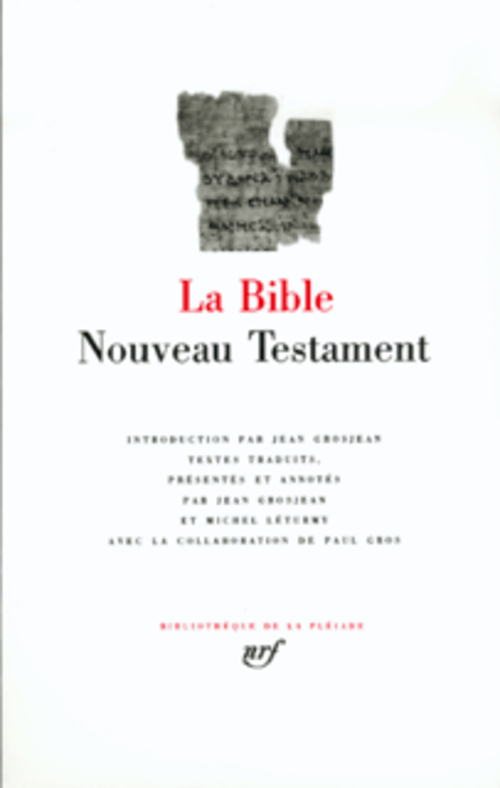 LA BIBLE - NOUVEAU TESTAMENT - ANONYME - GALLIMARD