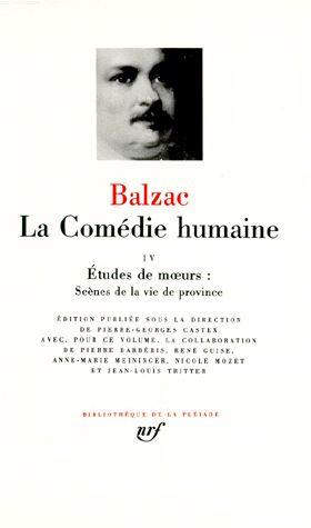 LA COMEDIE HUMAINE - VOL04 - BALZAC HONORE DE - GALLIMARD