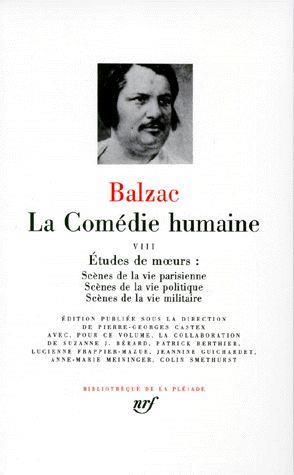 LA COMEDIE HUMAINE - VOL08 - BALZAC HONORE DE - GALLIMARD