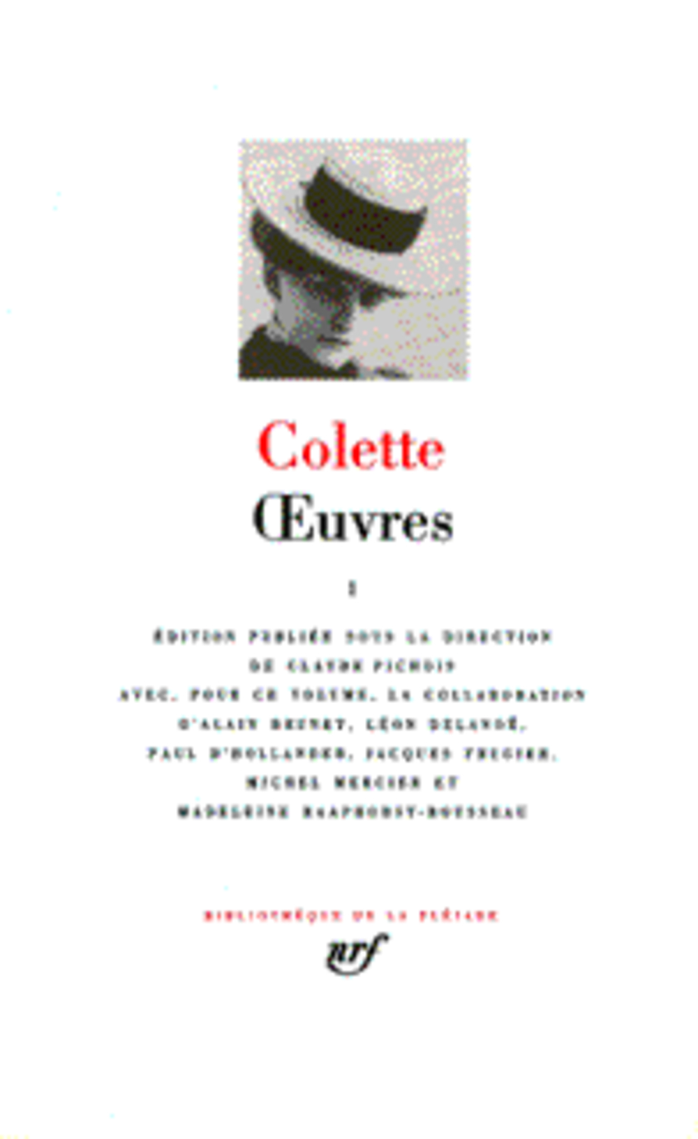 OEUVRES - VOL01 - COLETTE - GALLIMARD