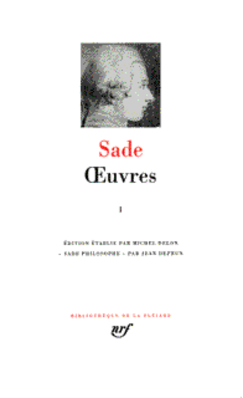 OEUVRES - VOL01 - SADE D.A.F. DE - GALLIMARD