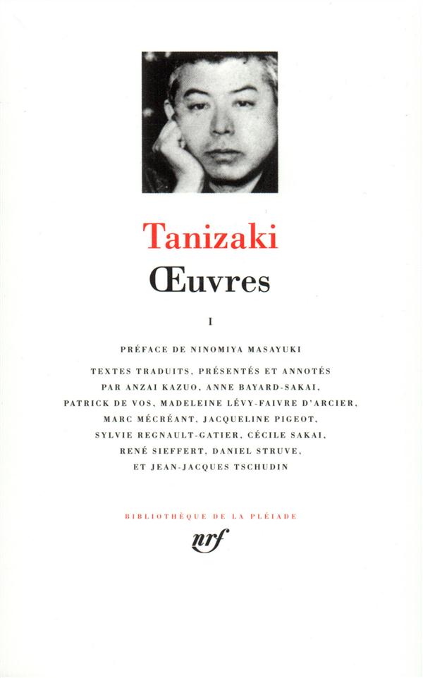 OEUVRES - VOL01 - TANIZAKI/MASAYUKI - GALLIMARD