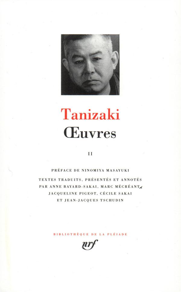 OEUVRES - VOL02 - TANIZAKI/MASAYUKI - GALLIMARD