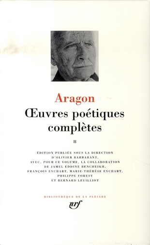 OEUVRES POETIQUES COMPLETES - VOL02 - ARAGON/RISTAT - GALLIMARD