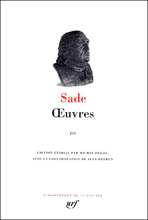 OEUVRES - VOL03 - SADE D.A.F. DE - GALLIMARD OEUVRES - VOL03 - SADE D.A.F. DE - GALLIMARD
