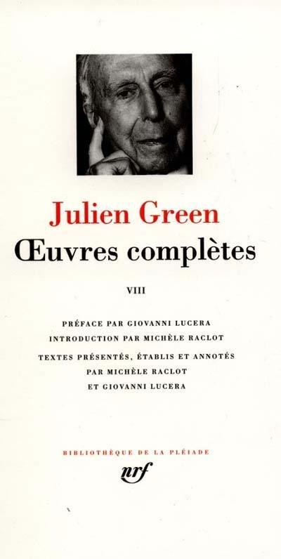 OEUVRES COMPLETES - VOL08 - GREEN JULIEN - GALLIMARD