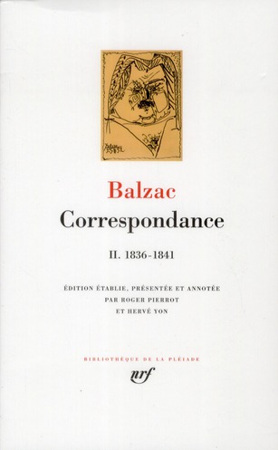 CORRESPONDANCE - VOL02 - 1836-1841 - BALZAC HONORE DE - GALLIMARD