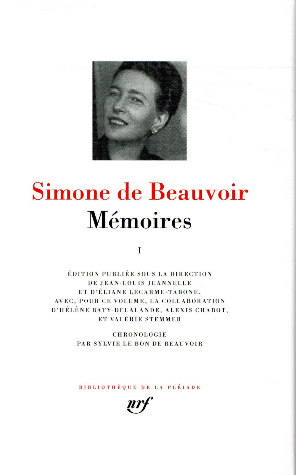 MEMOIRES - VOL01 - BEAUVOIR SIMONE DE - GALLIMARD