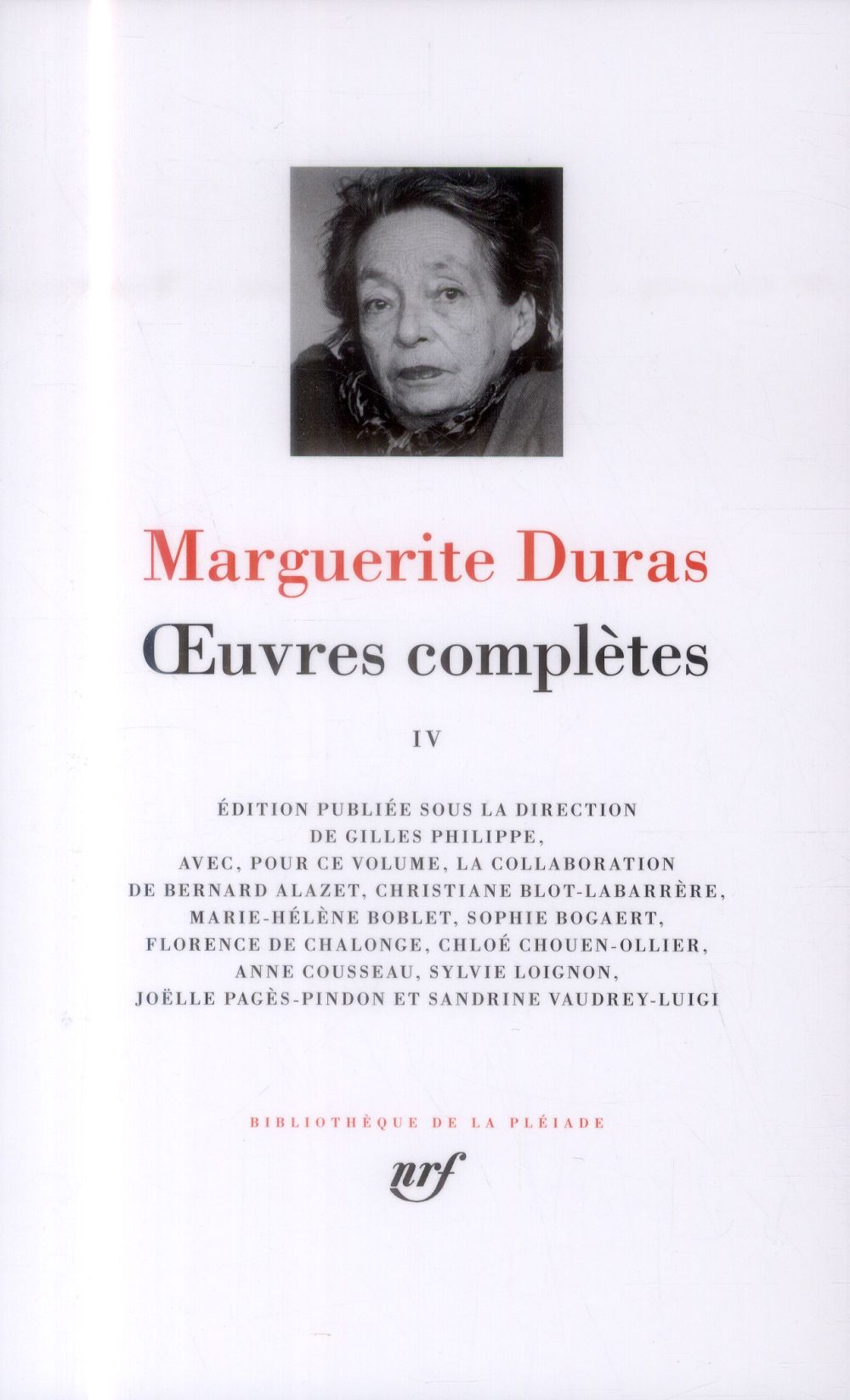 OEUVRES COMPLETES - VOL04 - DURAS MARGUERITE - Gallimard