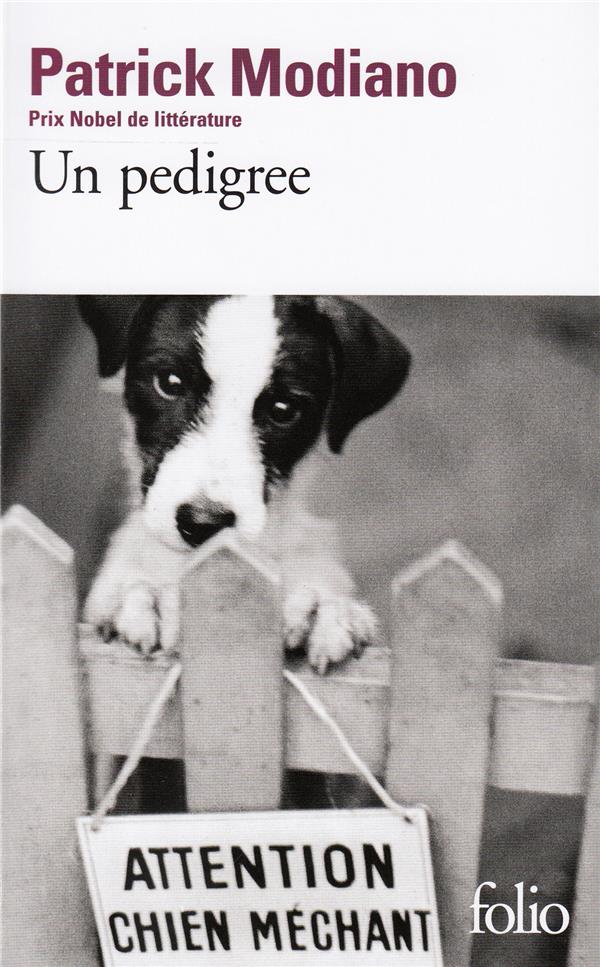 UN PEDIGREE - MODIANO PATRICK - GALLIMARD