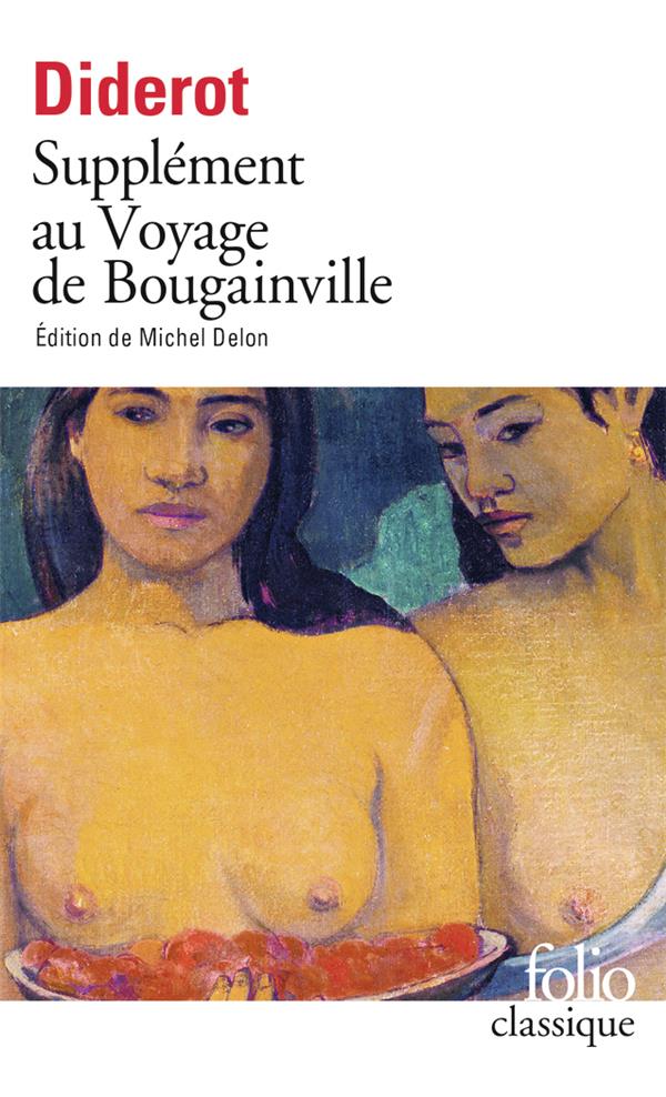 SUPPLEMENT AU VOYAGE DE BOUGAINVILLE - DIDEROT DENIS - GALLIMARD