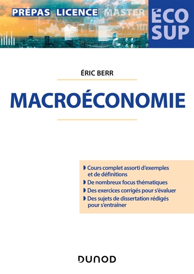 MACROECONOMIE - BERR ERIC - DUNOD