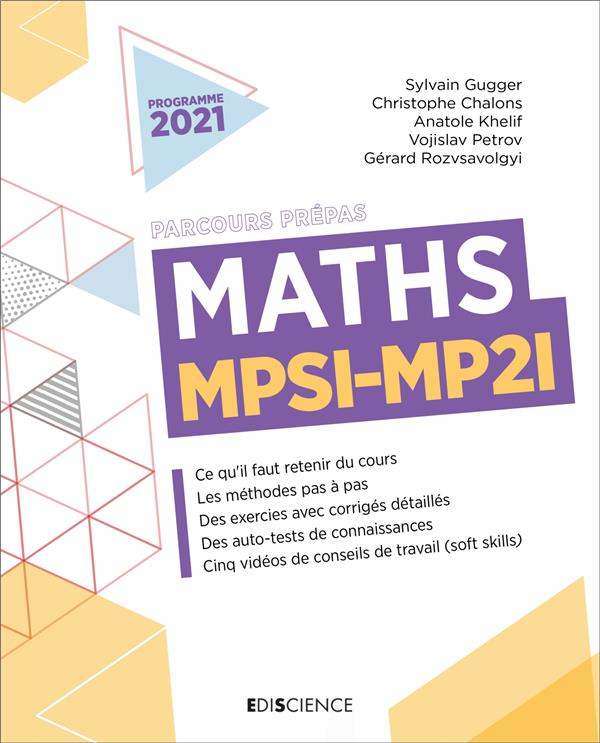 MATHS MPSI-MP2I - GUGGER/CHALONS - DUNOD MATHS MPSI-MP2I - GUGGER/CHALONS - DUNOD