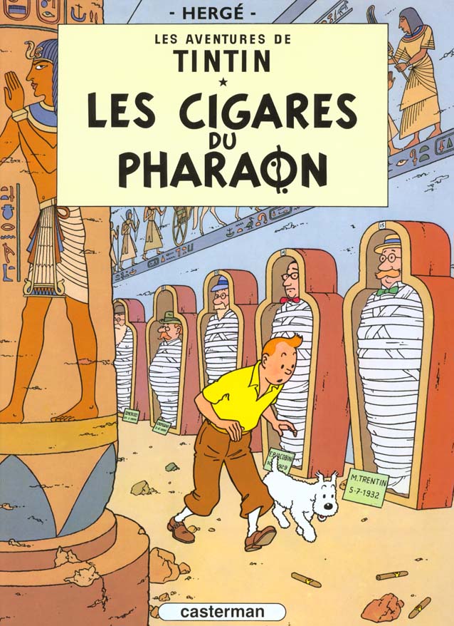 LES  CIGARES DU PHARAON - HERGE - CASTERMAN