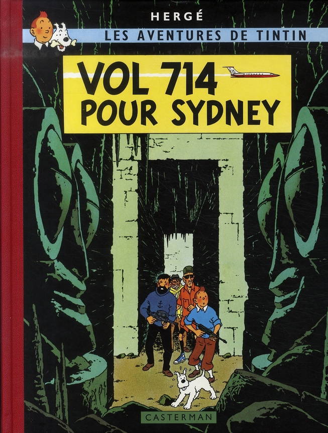 TINTIN, LES FAC-SIMILES COULEURS - T22 - VO L 714 POUR SYDNEY - HERGE - CASTERMAN