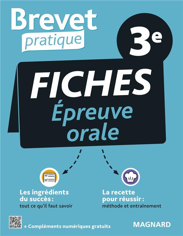 BREVET PRATIQUE FICHES EPREUVE ORALE 3E BREVET 2022 - L-ESSENTIEL POUR REUSSIR L-EPREUVE ORALE EN 38 - DABOVAL/COLY/LERUSTE - MAGNARD