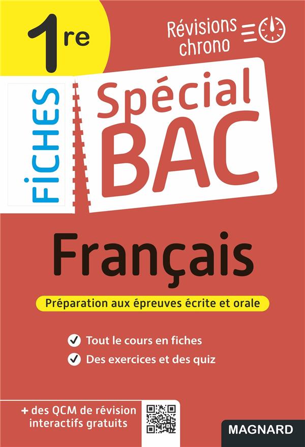 SPECIAL BAC FICHES FRANCAIS 1RE BAC 2022 - TOUT LE PROGRAMME EN 53 FICHES, MEMOS, SCHEMAS-BILANS, EX - COLY SYLVIE - MAGNARD