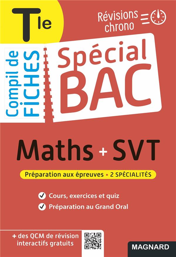 Special Bac Compil De Fiches Maths Svt Terminale Bac Tout Le