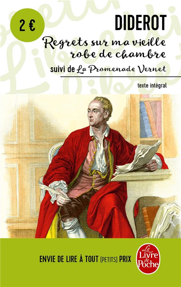 REGRETS SUR MA VIEILLE ROBE DE CHAMBRE - SU IVI DE LA PROMENADE VERNET - DIDEROT DENIS - LGF/Livre de Poche