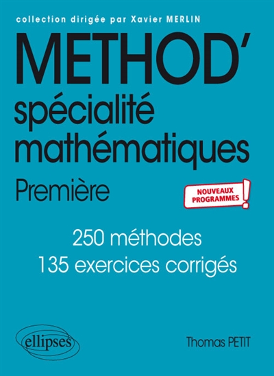 SPECIALITE MATHEMATIQUES - PREMIERE - NOUVE AUX PROGRAMMES - PETIT THOMAS - ELLIPSES MARKET