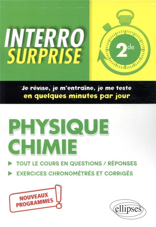 PHYSIQUE CHIMIE - SECONDE - NOUVEAUX PROGRA MMES - BIONDOLLILO-TOURNIER - ELLIPSES MARKET