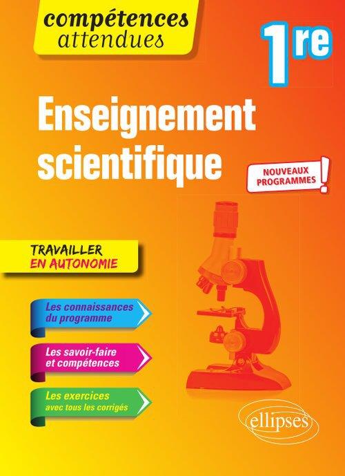 ENSEIGNEMENT SCIENTIFIQUE - PREMIERE - NOUV EAUX PROGRAMMES - BIONDOLLILO-TOURNIER - ELLIPSES MARKET