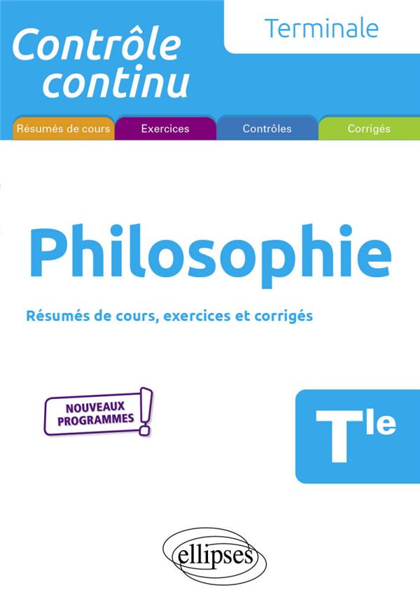 PHILOSOPHIE. TERMINALE - PORTIER SYLVAIN - ELLIPSES MARKET