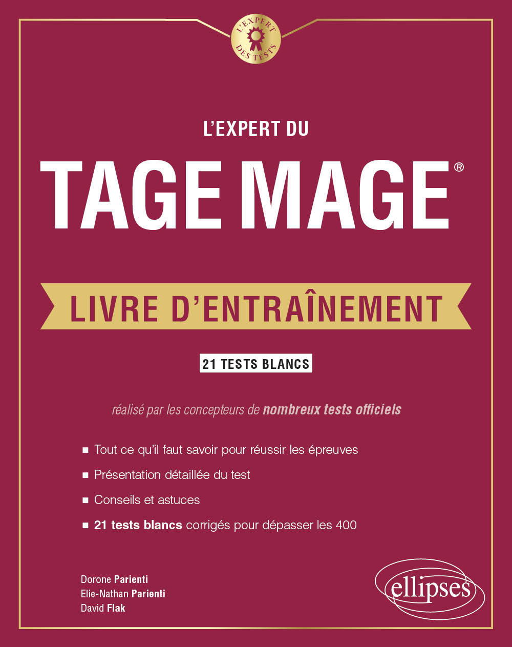 L'Expert du Tage Mage® - Livre d'entraînement - Flak David, Parienti Dorone, Parienti Elie-Nathan - ELLIPSES