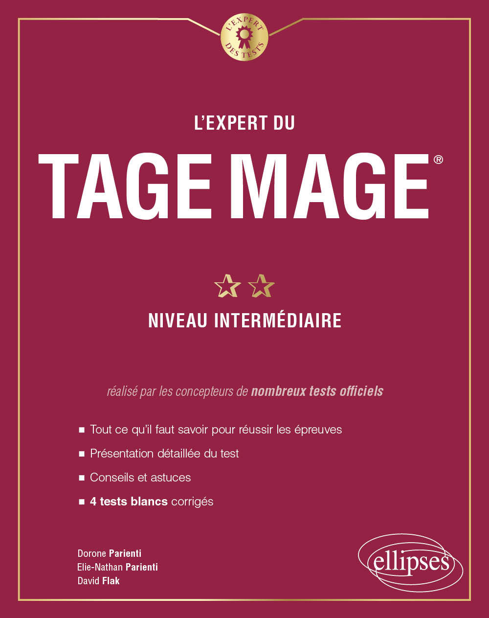 L'Expert du Tage Mage® - Niveau intermédiaire - Flak David, Parienti Dorone, Parienti Elie-Nathan - ELLIPSES