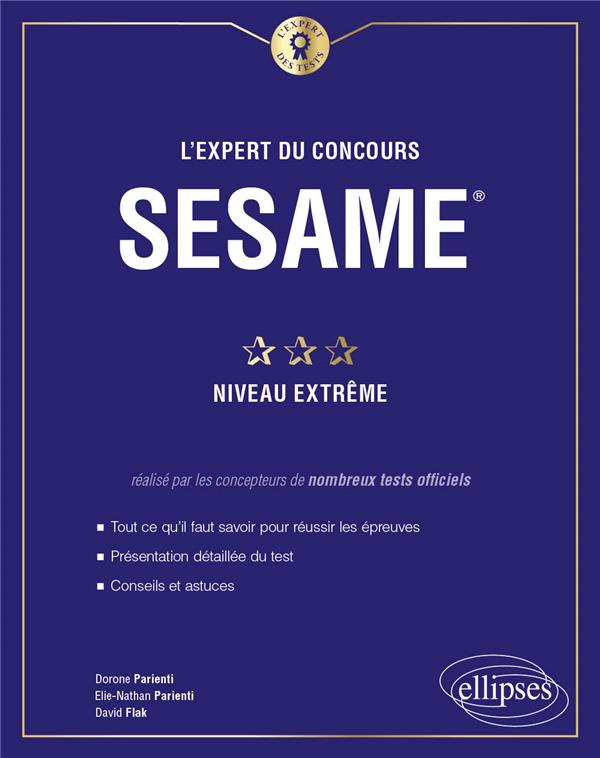 L-EXPERT DU CONCOURS SESAME - NIVEAU EXTREM E - FLAK/PARIENTI - ELLIPSES MARKET