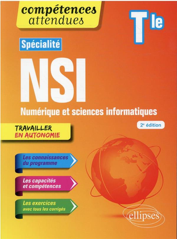 SPECIALITE NSI - NUMERIQUE ET SCIENCES INFORMATIQUES - TERMINALE - BONNEFOY/PETIT - ELLIPSES MARKET