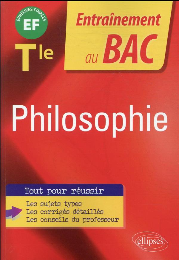 PHILOSOPHIE, TERMINALE - EPREUVE FINALE - COCHEREAU/CARDOT - ELLIPSES MARKET