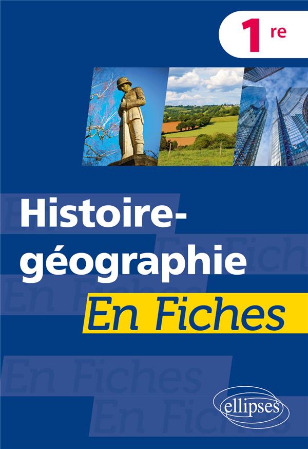 HISTOIRE-GEOGRAPHIE EN FICHES - PREMIERE - RABOT BRICE - ELLIPSES MARKET