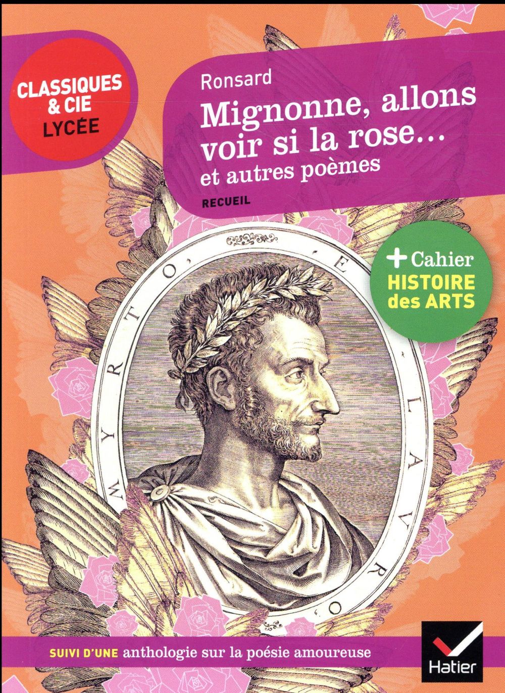 MIGNONNE ALLONS VOIR SI LA ROSE ET AUTRES P OEMES - SUIVI D-UN PARCOURS SUR LA POESIE A - RONSARD PIERRE - HATIER SCOLAIRE