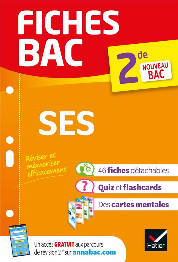 FICHES BAC SES 2DE - NOUVEAU PROGRAMME DE SECONDE - LEDER/PORPHIRE - HATIER SCOLAIRE