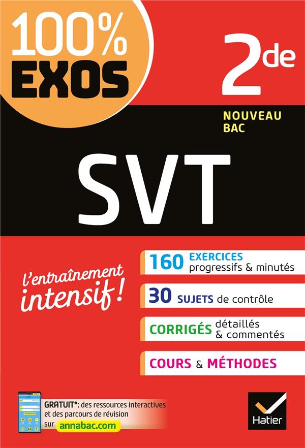 SVT 2DE - EXERCICES RESOLUS - NOUVEAU PROGRAMME DE SECONDE - COULAIS/CYNOBER - HATIER SCOLAIRE