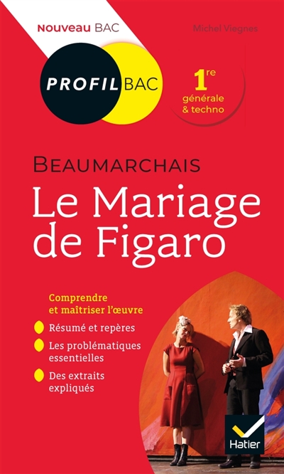 PROFIL - BEAUMARCHAIS, LE MARIAGE DE FIGARO - TOUTES LES CLES D-ANALYSE POUR LE BAC - VIEGNES MICHEL - HATIER SCOLAIRE