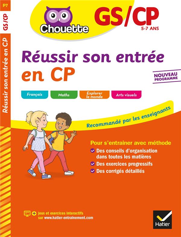 REUSSIR SON ENTREE EN CP - GRANDCOIN-JOLY - HATIER SCOLAIRE