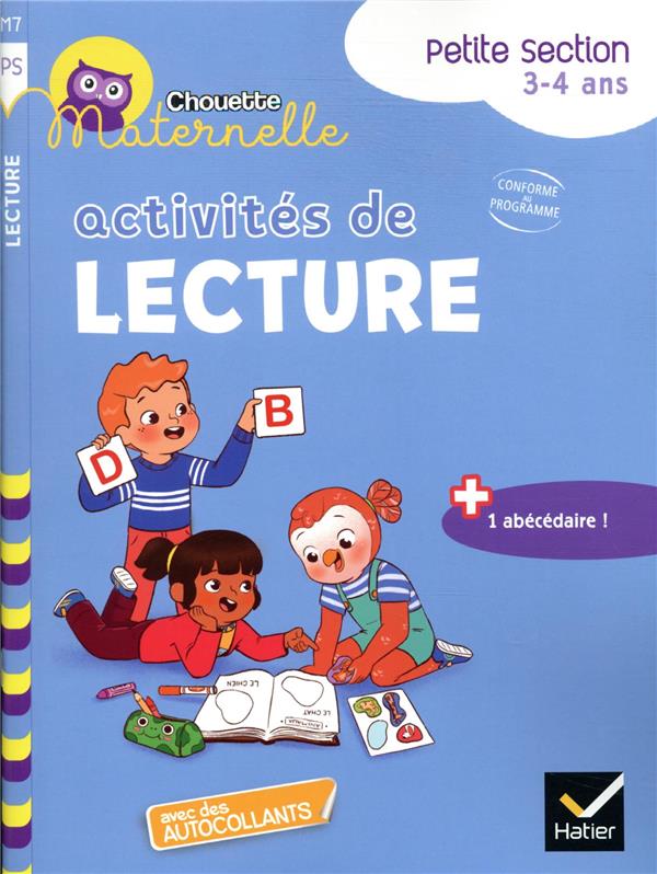 CHOUETTE MATERNELLE ACTIVITES DE LECTURE PETITE SECTION - COHEN/ROULLIER - HATIER SCOLAIRE